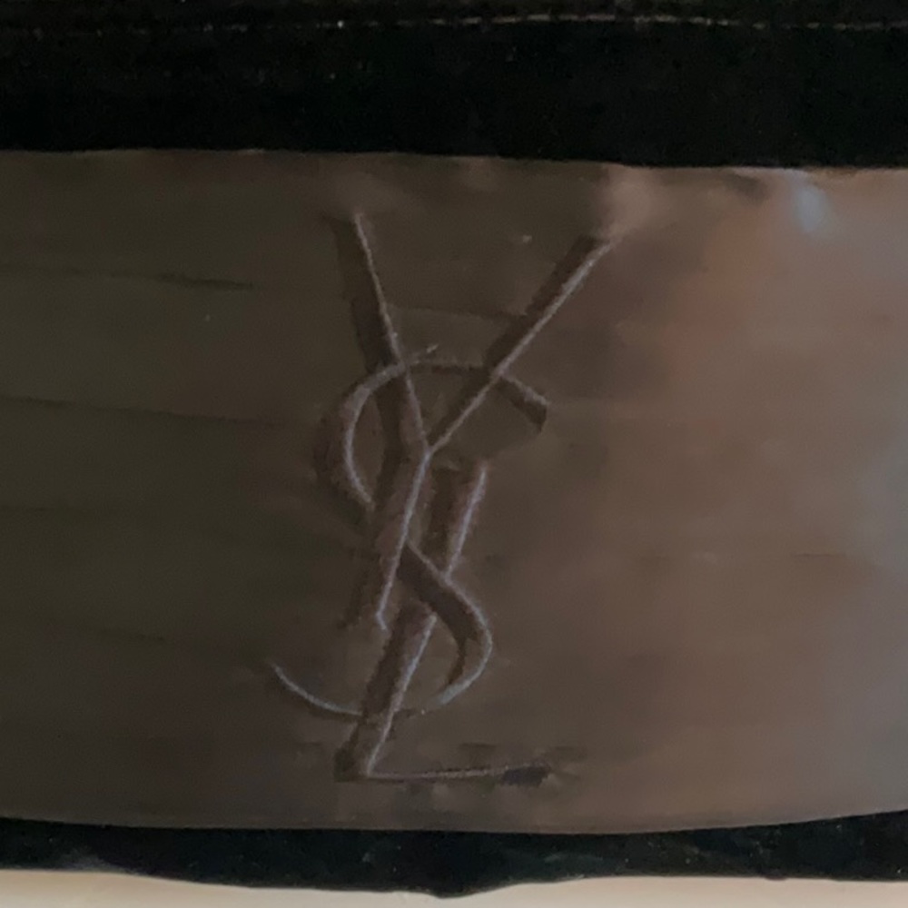 YSL velvet cosmetic bag
